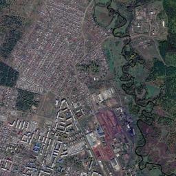 Vikhorevka High Resolution Satellite Map