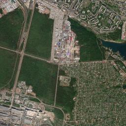 Bratsk High Resolution Satellite Map