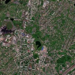Anzhero-Sudzhensk High Resolution Satellite Map