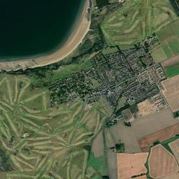 Gullane High Resolution Satellite Map