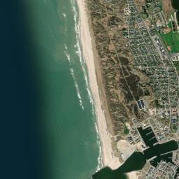 Hvide Sande High Resolution Satellite Map