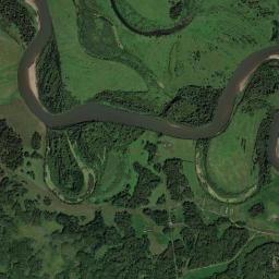 Nazarovskiy Rayon High Resolution Satellite Map