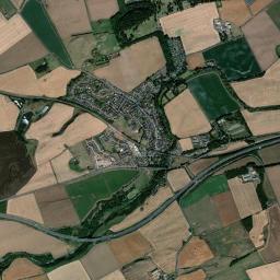 East Linton High Resolution Satellite Map