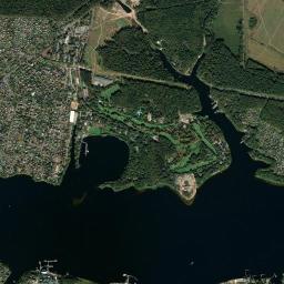 Klyazminskoe Reservoir High Resolution Satellite Map