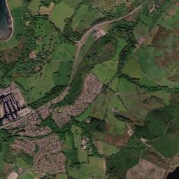 Inverkip High Resolution Satellite Map