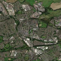 Coatbridge High Resolution Satellite Map