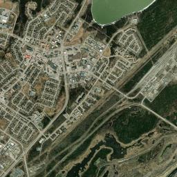 Thompson High Resolution Satellite Map