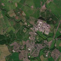 Dalry High Resolution Satellite Map