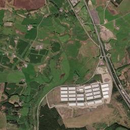 South Lanarkshire High Resolution Satellite Map