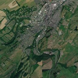 Hawick High Resolution Satellite Map