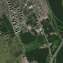 Domodedovskiy Rayon High Resolution Satellite Map