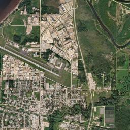 Slave Lake High Resolution Satellite Map