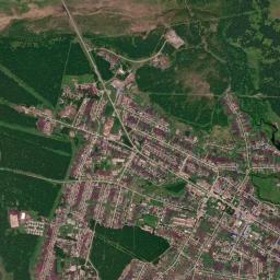 Aginskoye High Resolution Satellite Map