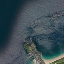 Aerial view of Portrush (Ramore Head foreshore)