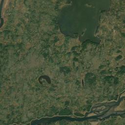Aerial view of Red Cross Lake