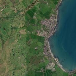 Carnlough High Resolution Satellite Map