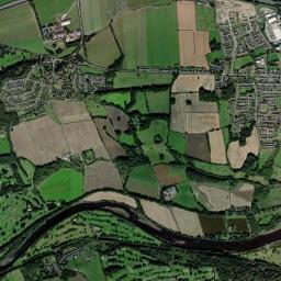 Heddon on the Wall High Resolution Satellite Map