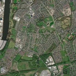 Hebburn High Resolution Satellite Map