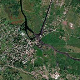 Polessk High Resolution Satellite Map
