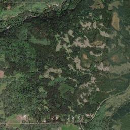 Aerial view of Driftwood Canyon Provincial Park