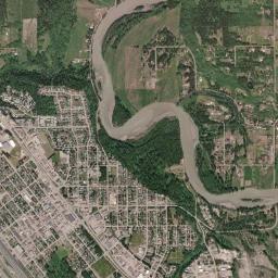 Smithers High Resolution Satellite Map