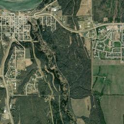 Athabasca High Resolution Satellite Map