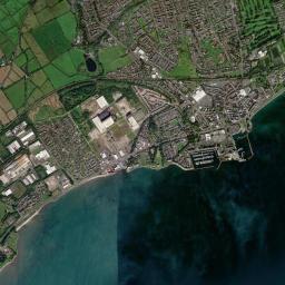 Carrickfergus High Resolution Satellite Map