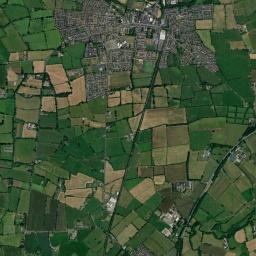 Crumlin High Resolution Satellite Map