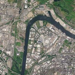 A66, Middlesbrough TS1, UK Satellite Map