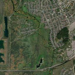 Yuzhnoural’sk High Resolution Satellite Map