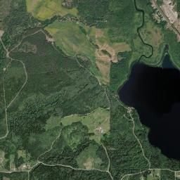 Aerial view of Eagle Creek Opal Beds