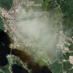 Burns Lake High Resolution Satellite Map