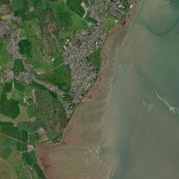 Grange-over-Sands High Resolution Satellite Map