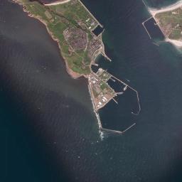Helgoland High Resolution Satellite Map