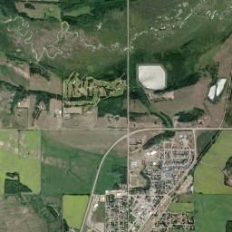 Smoky Lake High Resolution Satellite Map