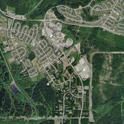 Kitimat High Resolution Satellite Map