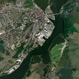 Wolgast High Resolution Satellite Map