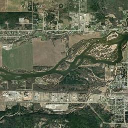 Vanderhoof High Resolution Satellite Map