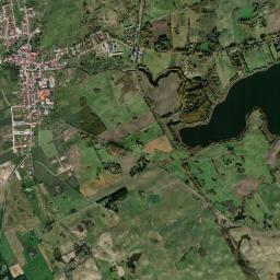 Jeziorany High Resolution Satellite Map