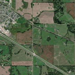 Mayerthorpe High Resolution Satellite Map