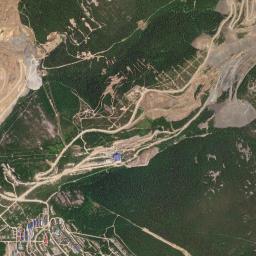 Mnogovershinnyy High Resolution Satellite Map