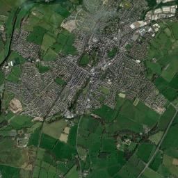 Clitheroe High Resolution Satellite Map