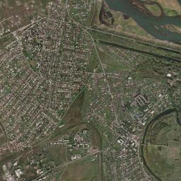 Ust’-Abakan High Resolution Satellite Map