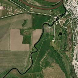 The Pas High Resolution Satellite Map