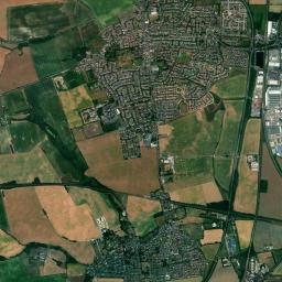 Sherburn in Elmet, North Yorkshire LS25, UK Satellite Map