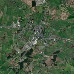 Ballyhaunis High Resolution Satellite Map