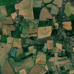 Monk Fryston High Resolution Satellite Map