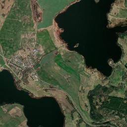 Powiat olsztyński High Resolution Satellite Map