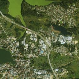 Ostróda High Resolution Satellite Map