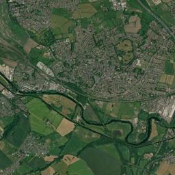 Horbury High Resolution Satellite Map